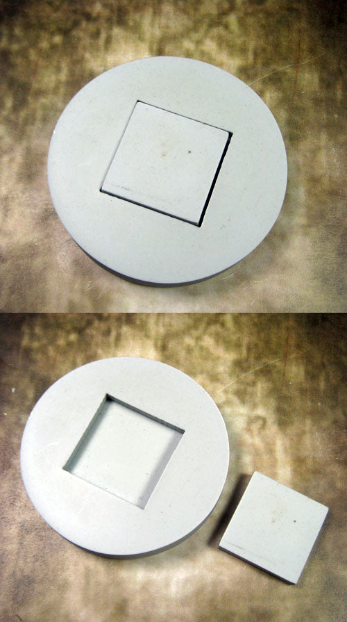 Display Blank - Square - 25MM