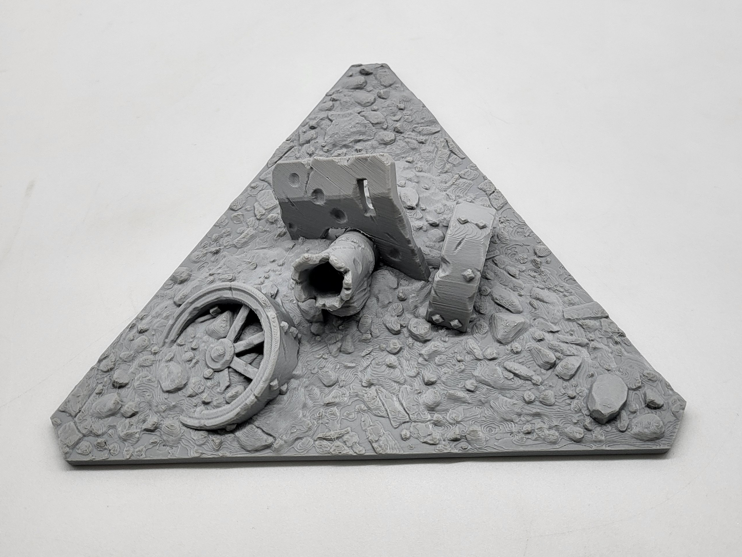 Dark Fantastic Mills – Trench Zone Bunker Topper Destroyed Howizter (7)