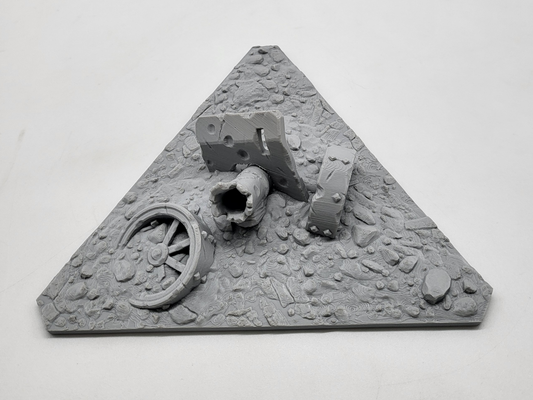 Dark Fantastic Mills – Trench Zone Bunker Topper Destroyed Howizter (7)