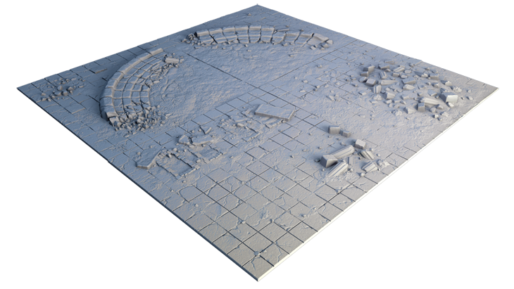 Tablescapes Tiles: Forgotten City - Mystery Bundle (8 Random Tiles)