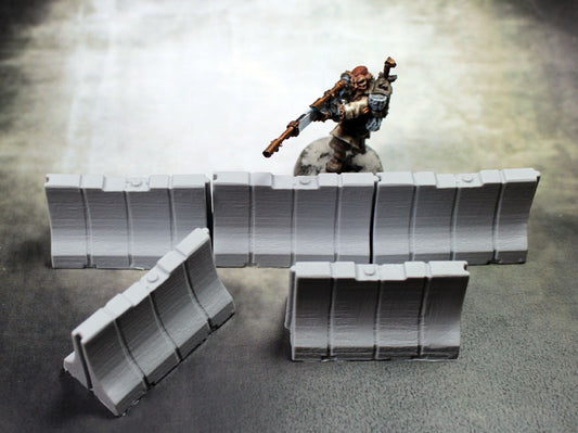 Terrain: Plastic Jersey Barriers