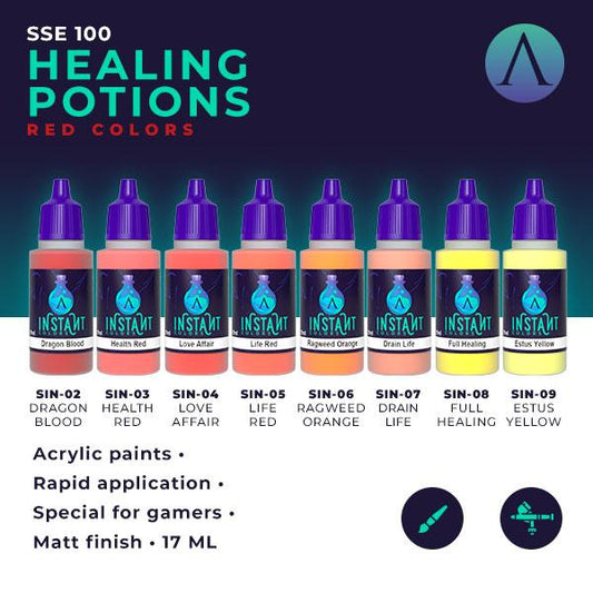 Scale75 Instant Colors HEALING POTIONS Set Red Colors