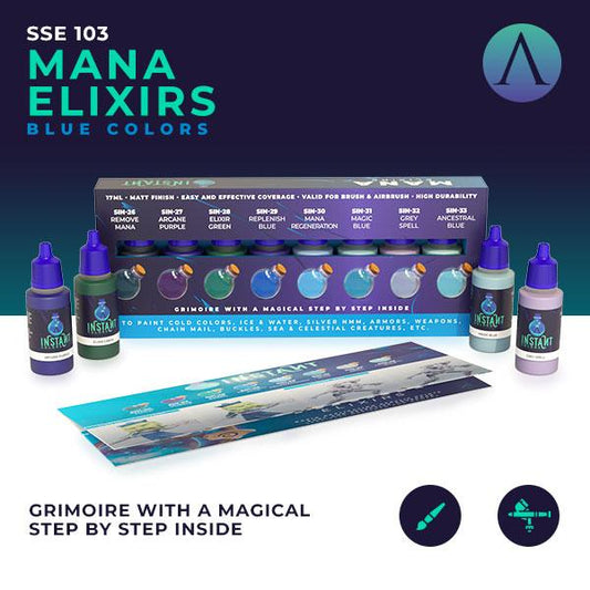 Scale75 Instant Colors MANA ELIXIRS Set Blue Colors