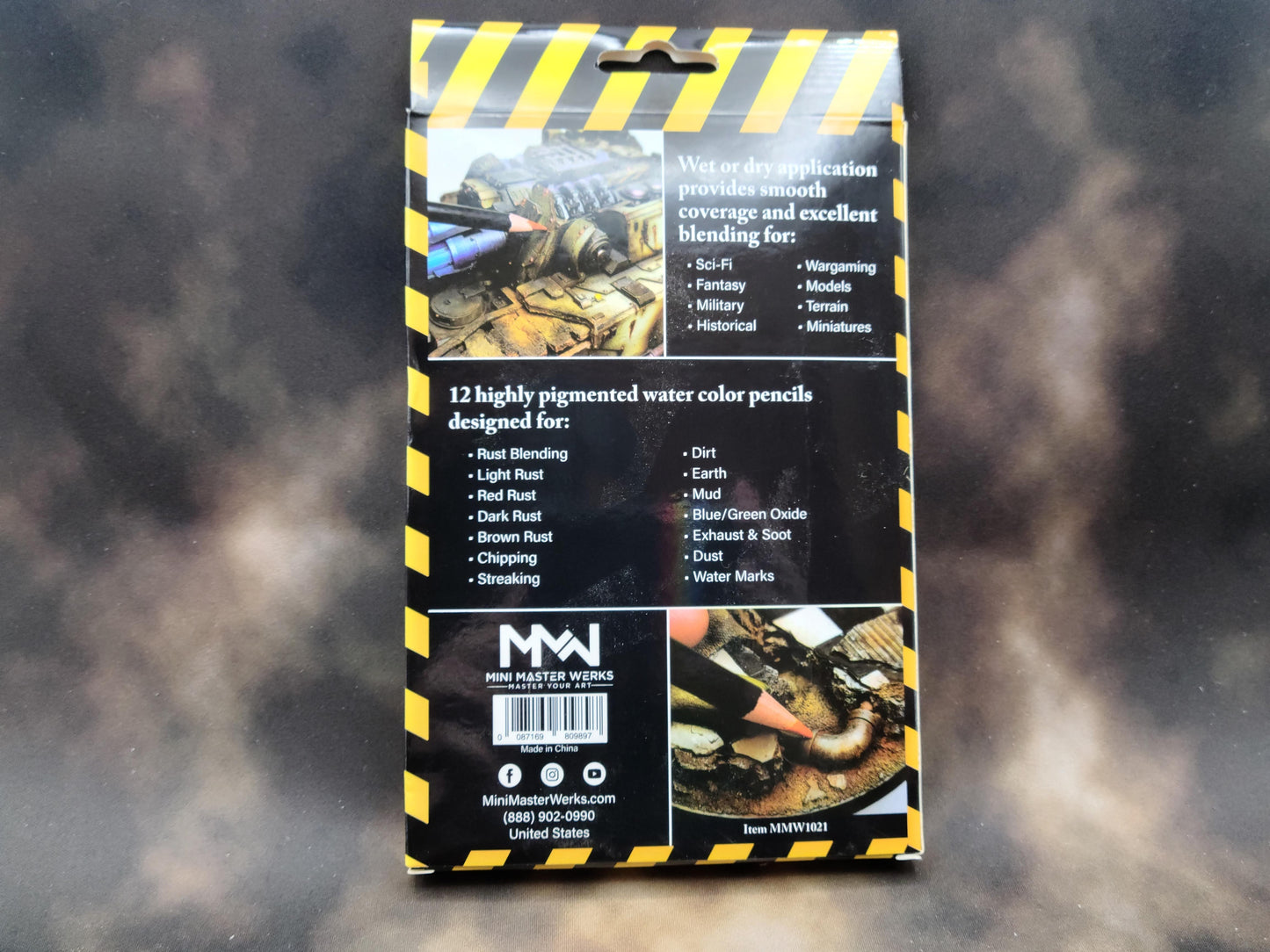 Mini Master Werks - Rust Dirt Damage Pencils