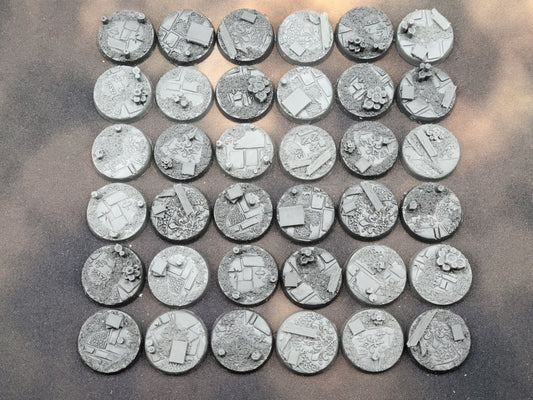 Cursed Cathedral Round Bases - Cursed City Set