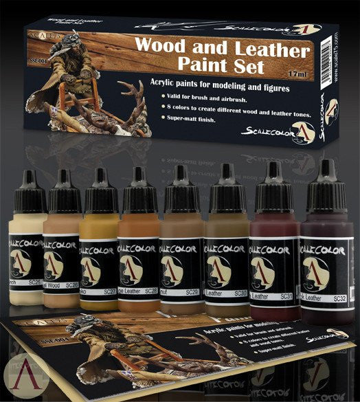 Scale75 Scalecolor Wood and Leather paint set