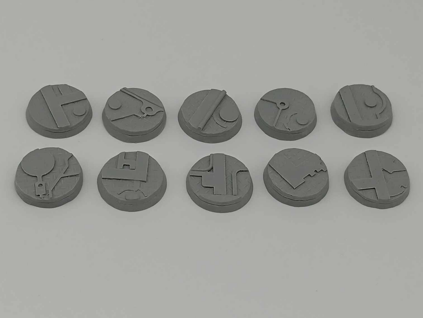 Cyberpunk Round Bases