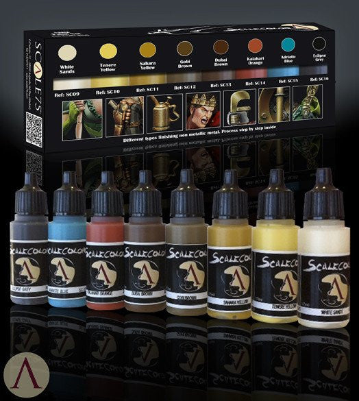 Scale75 Scalecolor NMM paint set Gold and Copper