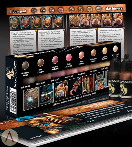 Scale75 Metal 'N' Alchemy Copper paint set