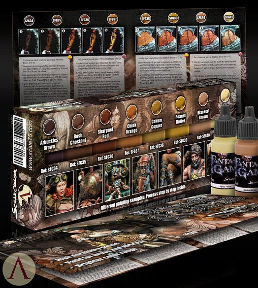 Scale75 Fantasy & Games Steam and Punk paint set
