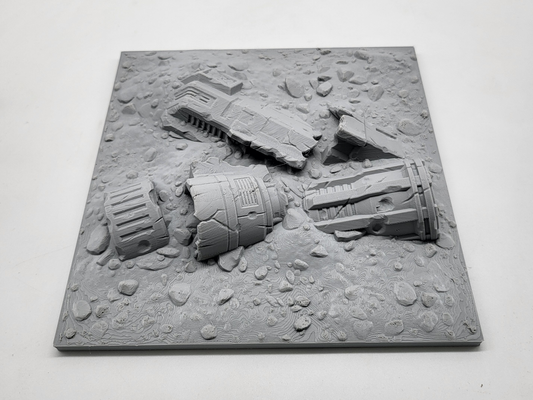 Dark Fantastic Mills – No Mans Land - Crashed Ship 1 Topper