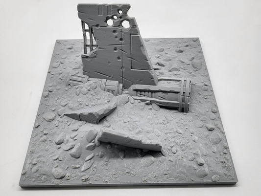 Dark Fantastic Mills – No Mans Land - Crashed Ship 2 Topper