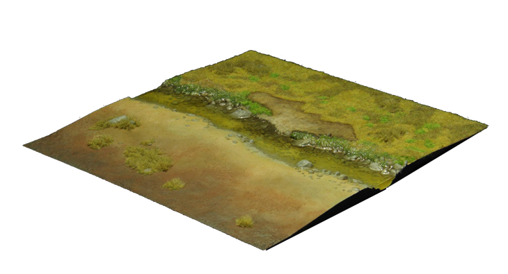 Tablescapes Tiles:  Rolling Hills - Mystery Set (4 Random Tiles)