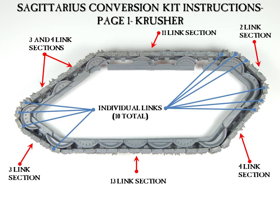 Sagittarius Conversion Kit w/ Krusher Tank Treads