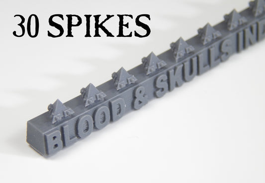 Spikes, Triangular/Large/Short