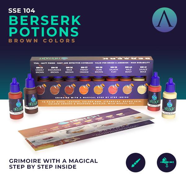 Scale75 instant Colors BERSERK POTIONS Set Brown Colors