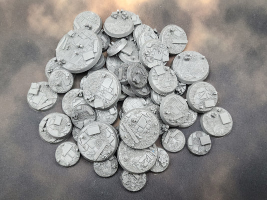 Cursed Cathedral Round Bases - Cursed City Set - Nightwars