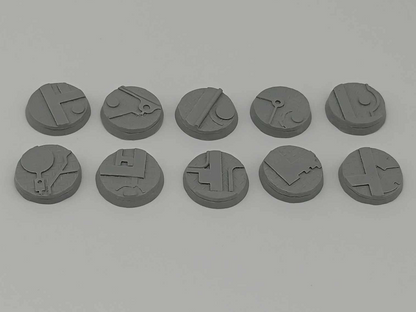 Cyberpunk Round Bases