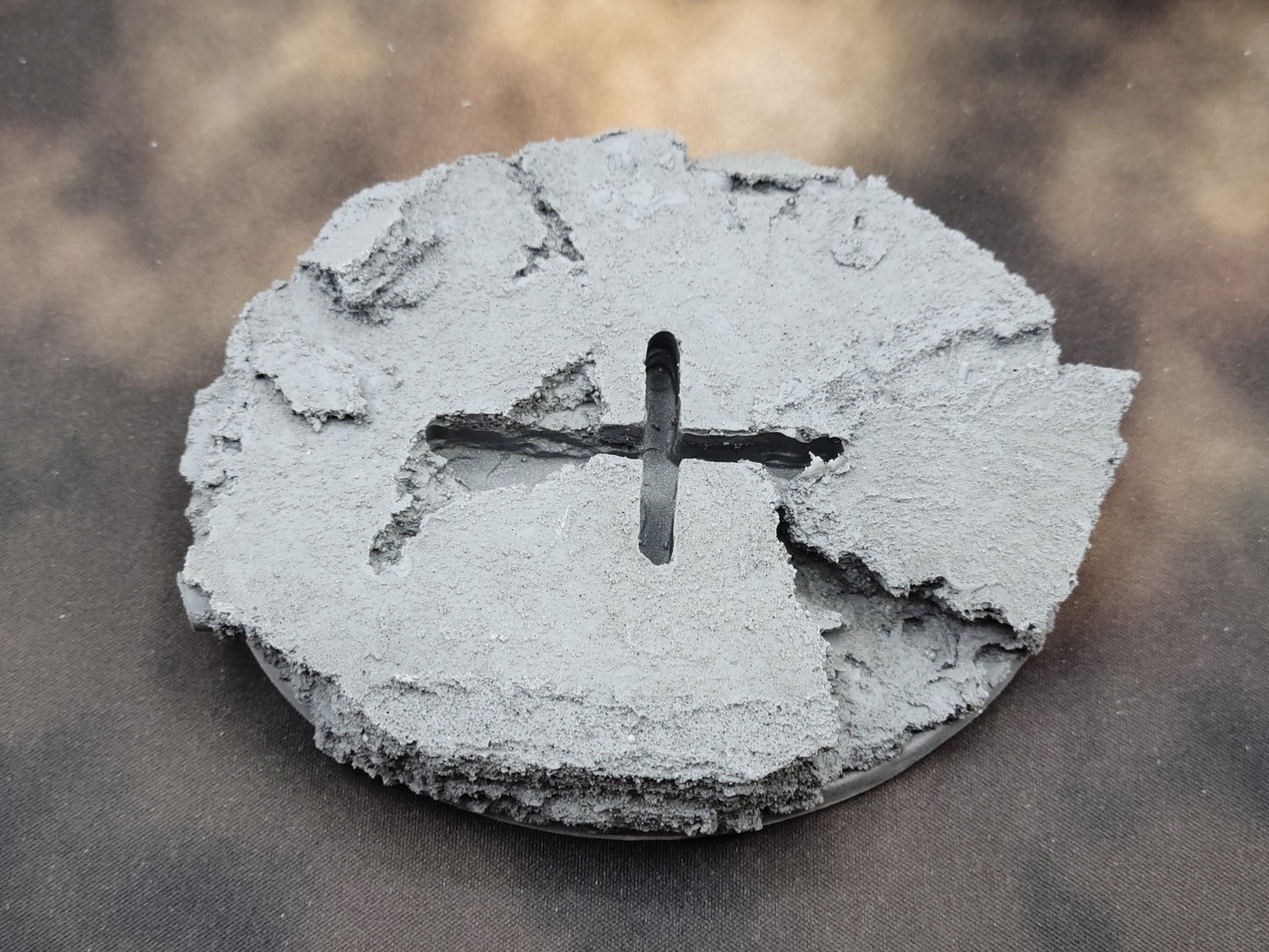 Fractured Pavement Round Bases
