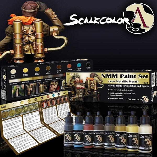 Scale75 Scalecolor NMM paint set Gold and Copper