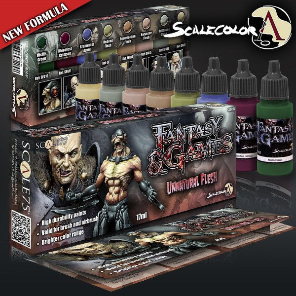 Scale75 Fantasy & Games Unnatural Flesh paint set